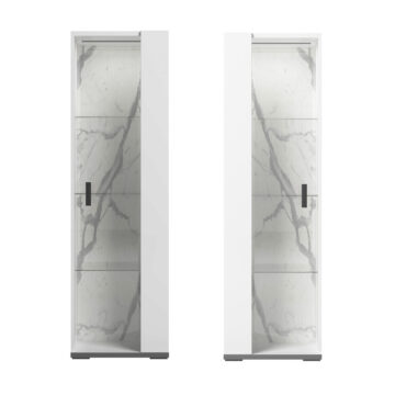 Carrara 1 Door Vitrines