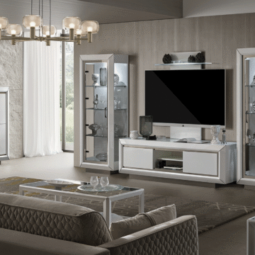 Elite WHITE Entertainment center Additional items