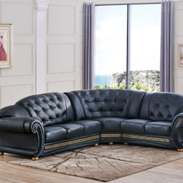 Apolo Sectional Black