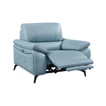 2934 Blue Chair w/ electric recliner