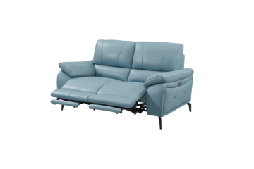 2934 Blue Loveseat w/ electric recliners