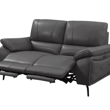 2934 Dark Grey Loveseat w/ electric recliners