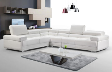 2119 Sectional - White