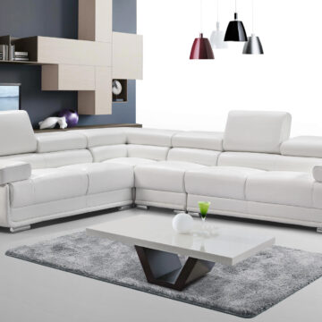 2119 Sectional - White