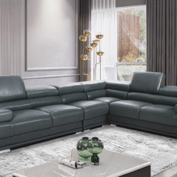 2119 Sectional – Dark Grey
