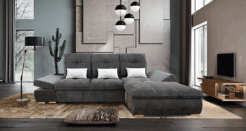 Estero Sectional Right with Bed and storage