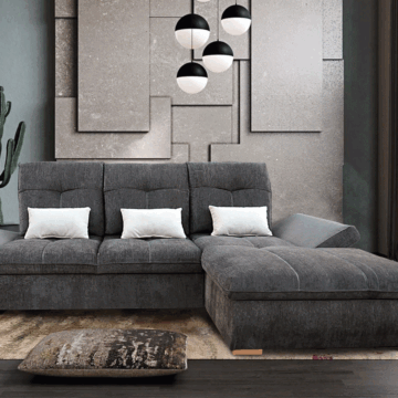 Estero Sectional Right with Bed and storage