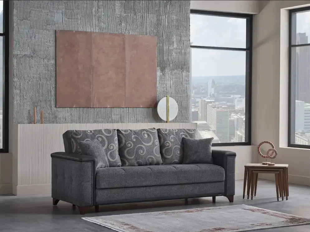 CHARLOTTE Living Room — Anthracite / Living Room Set 3+2+1 - Image 5