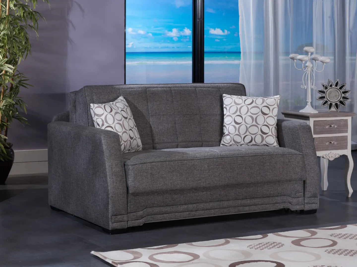 Valerie Love Seat — Loveseat / Redeyef Brown - Image 3