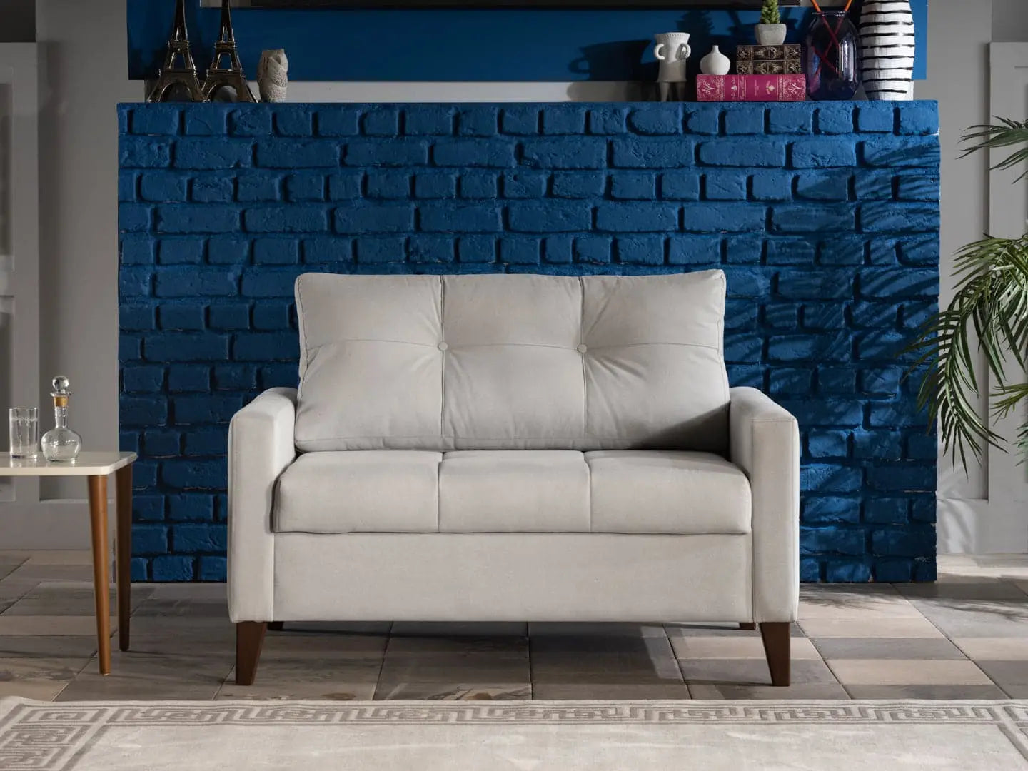 Chair And A Half — Light Gray