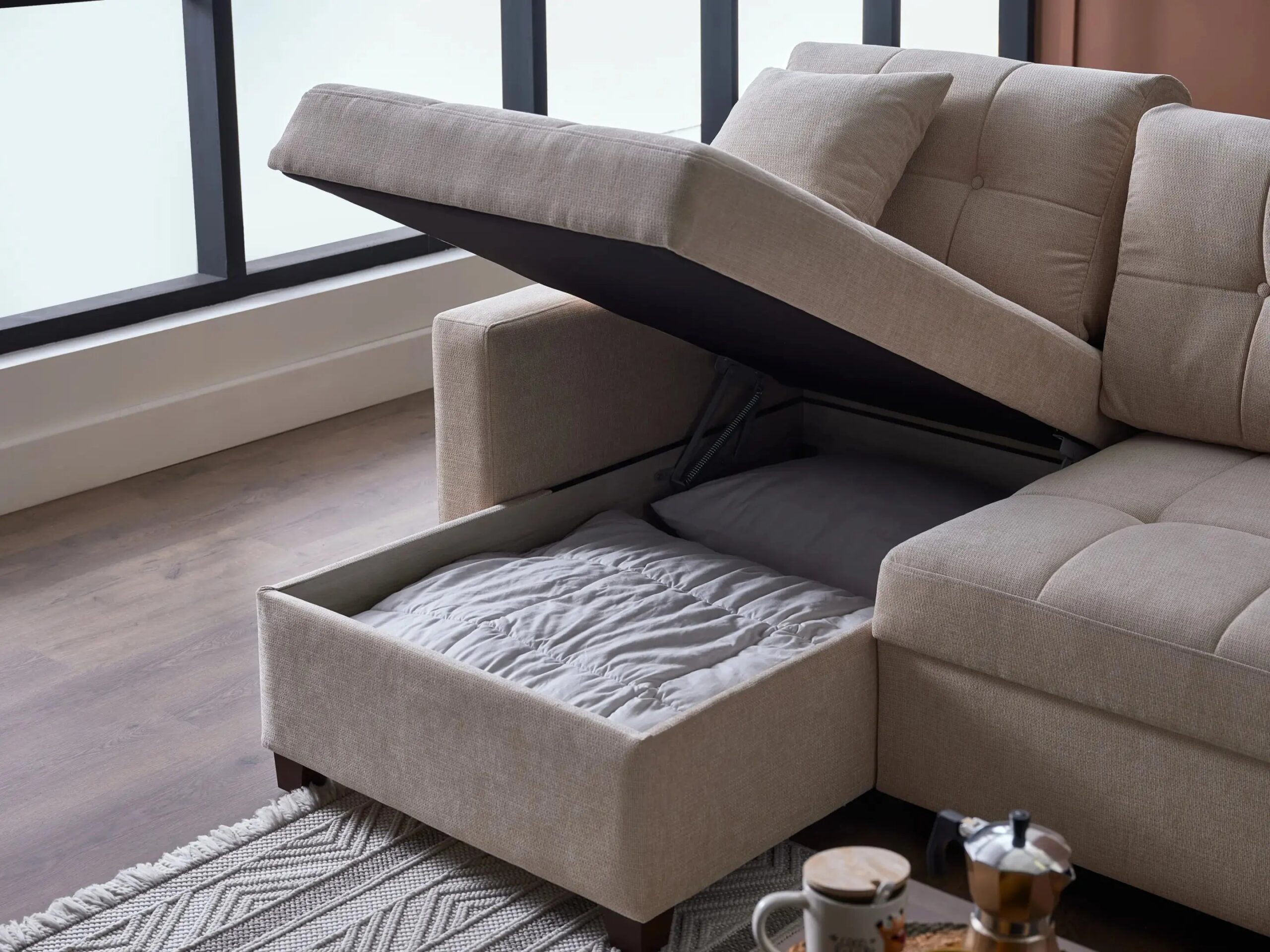 IVY Sectional (Beige) - Image 6
