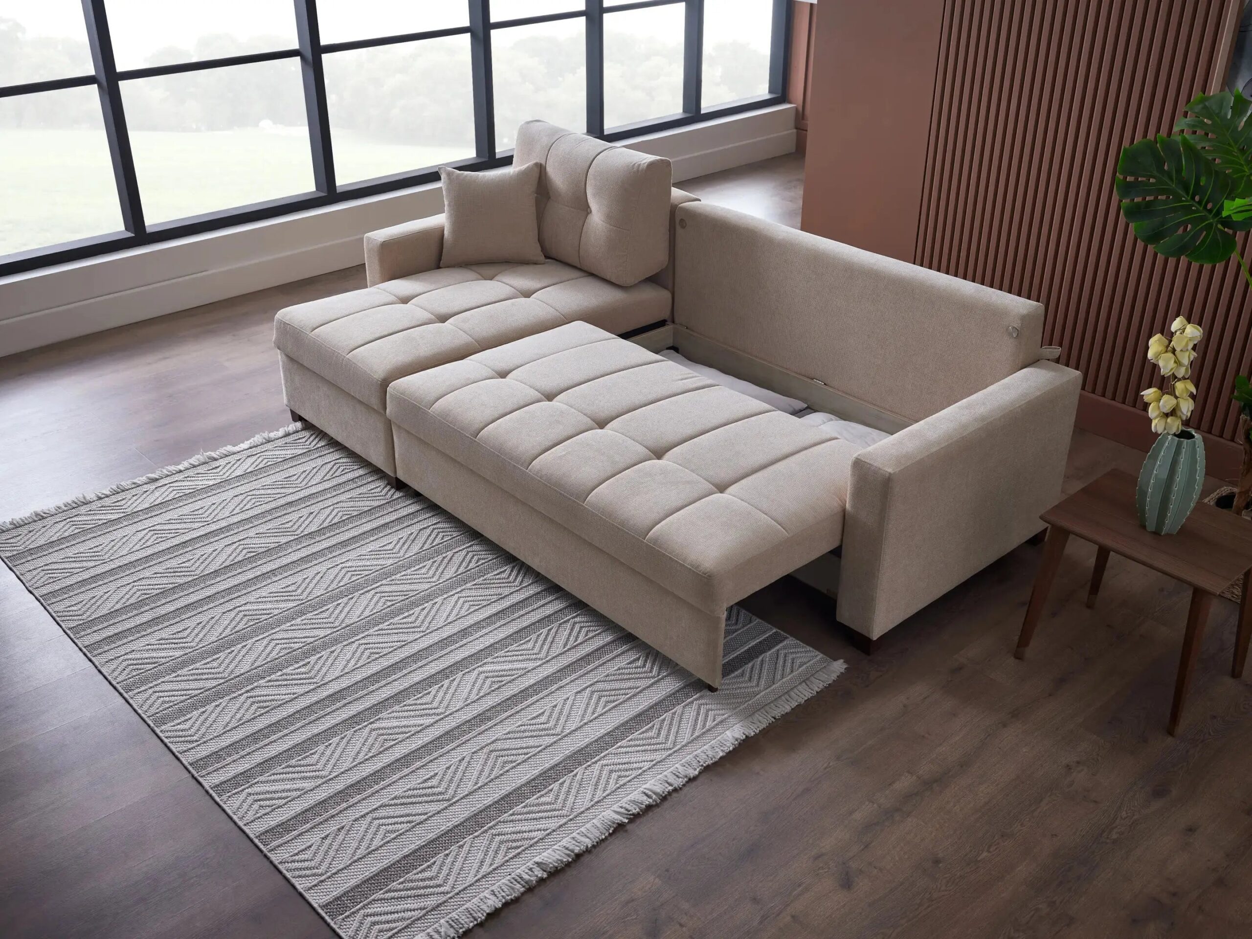 IVY Sectional (Beige) - Image 7