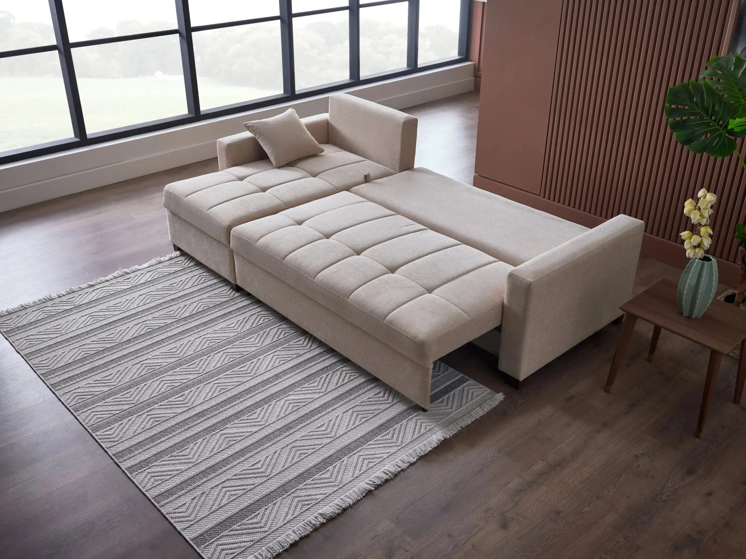 IVY Sectional (Beige) - Image 8