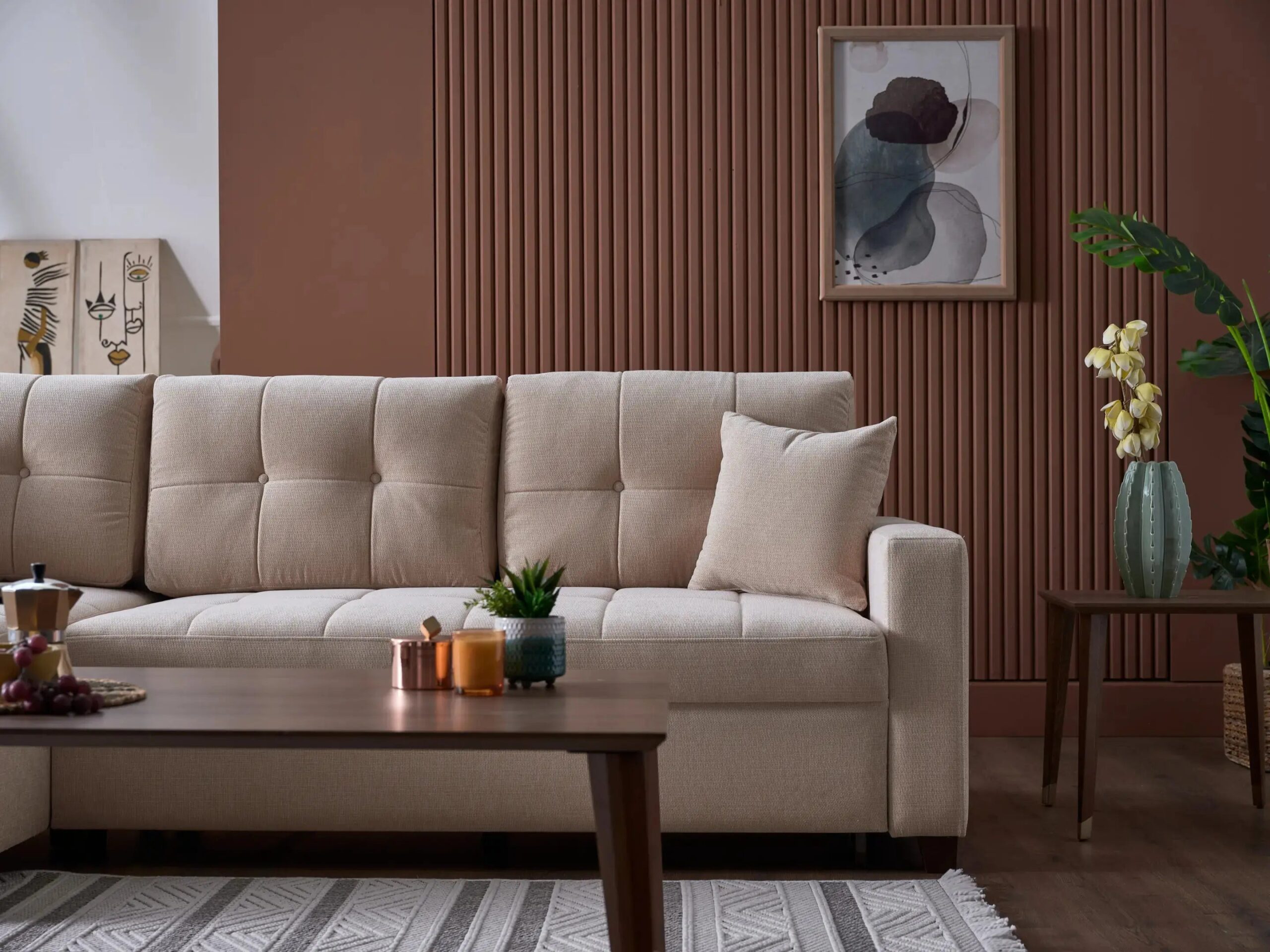 IVY Sectional (Beige) - Image 4