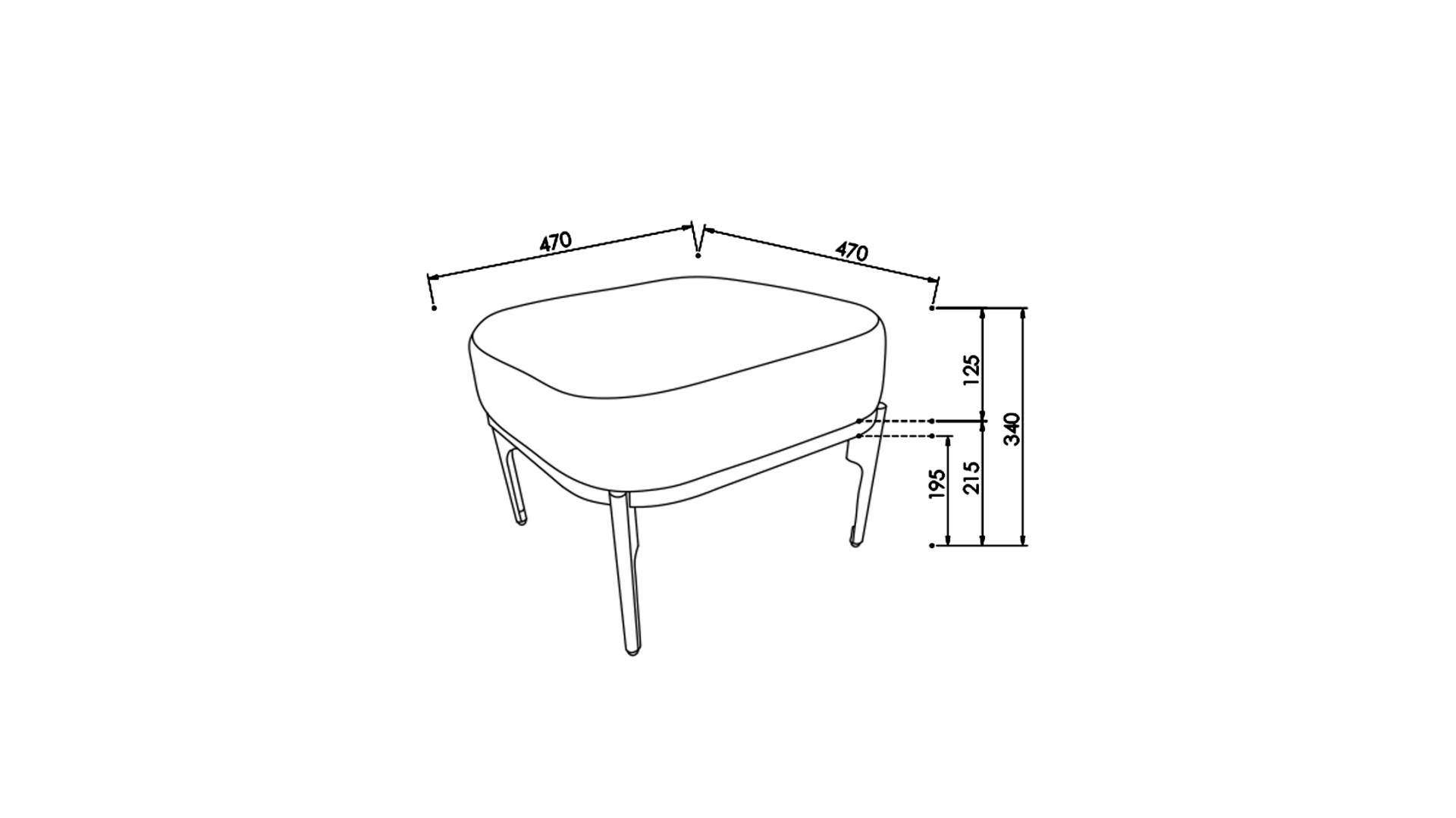 MARIETTA Ottoman - Image 4